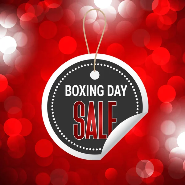 Banner of boxing day sale — Stock Vector