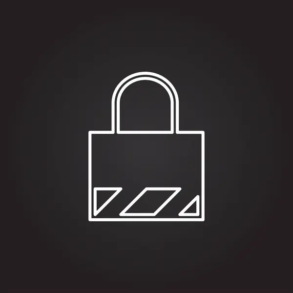 Pad lock icon — Stock Vector