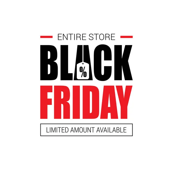 Banner des Black Friday Sale — Stockvektor