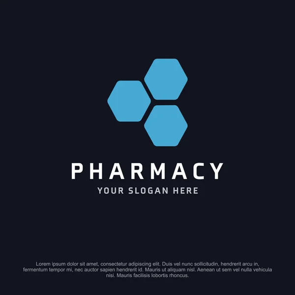 Gyógyszertár banner a szabad hely, a szöveg — Stock Vector