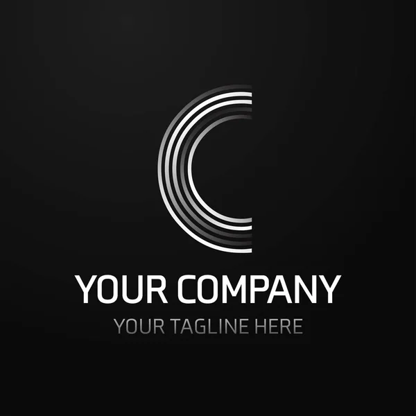 Business Logo Design met Letter — Stockvector