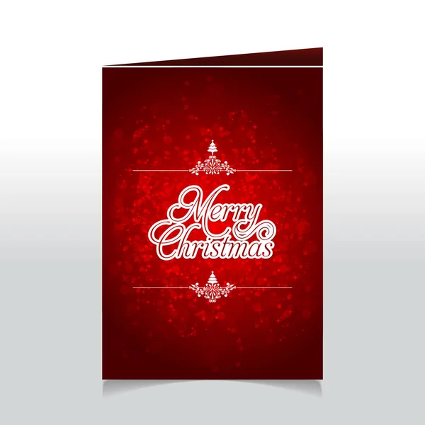 Tarjeta de navidad feliz — Vector de stock