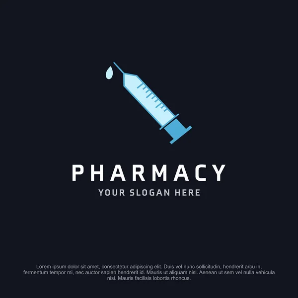 Pharmacy banner with free space for text — Stock Vector