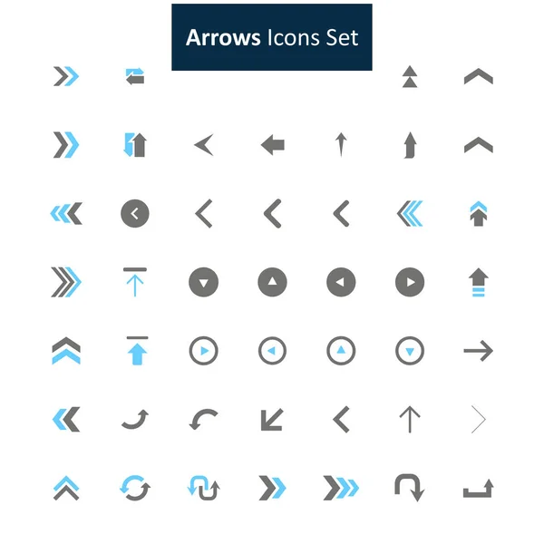 Ensemble d'icônes flèches — Image vectorielle