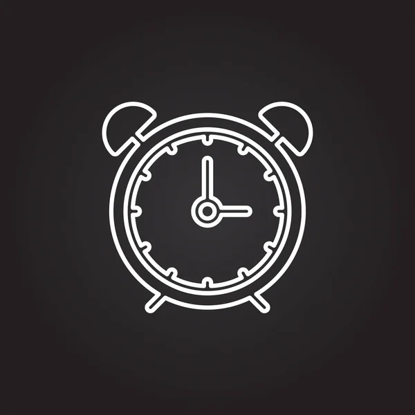 Icono del reloj despertador — Archivo Imágenes Vectoriales