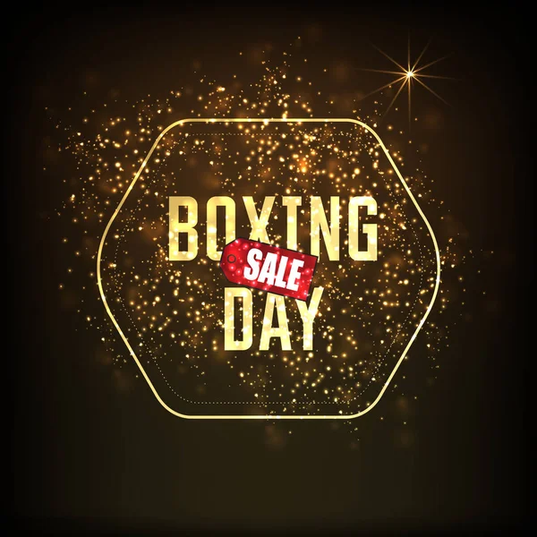 Banner of boxing day sale — Stock Vector