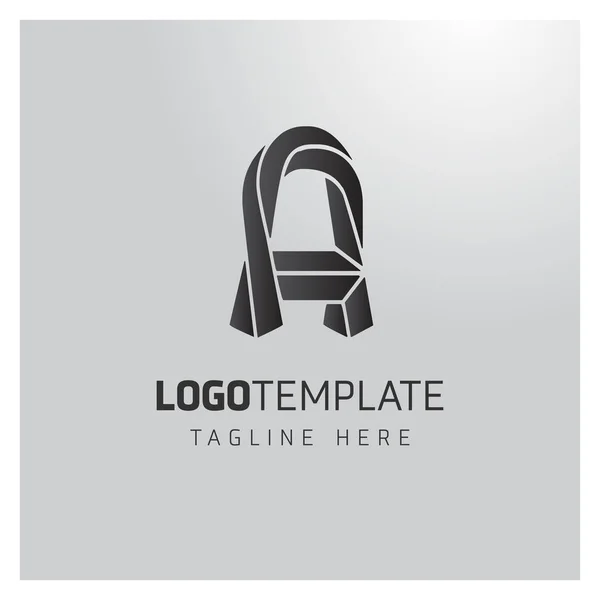 Diseño de Logo Empresarial con Letra A — Vector de stock
