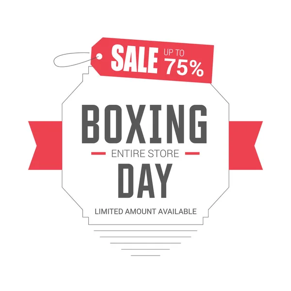 Σημαία της boxing day στην πώληση — Διανυσματικό Αρχείο