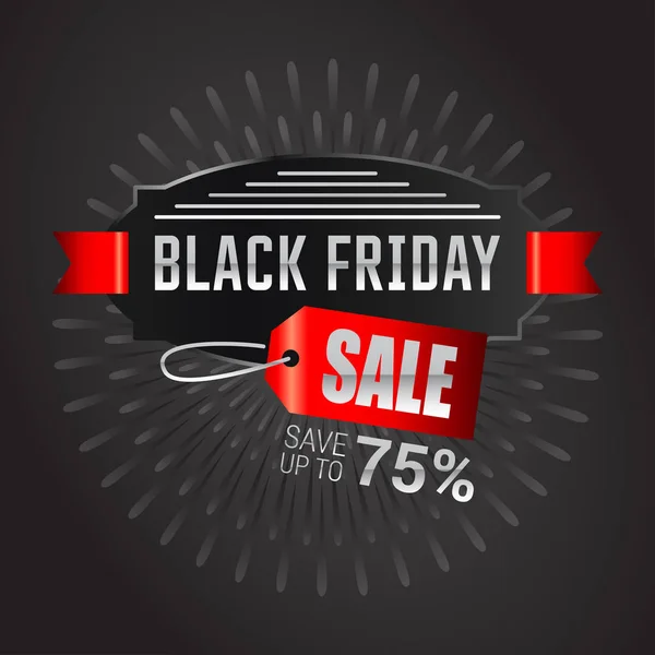 Banner des Black Friday Sale — Stockvektor