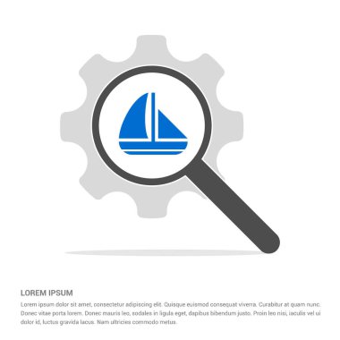 Büyütme cam simgesi