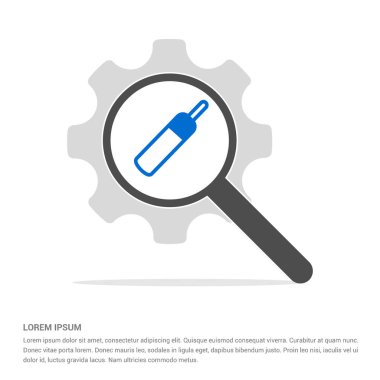 Büyütme cam simgesi