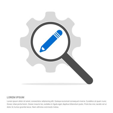 Büyütme cam simgesi