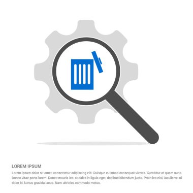 Büyütme cam simgesi