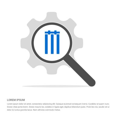 Büyütme cam simgesi