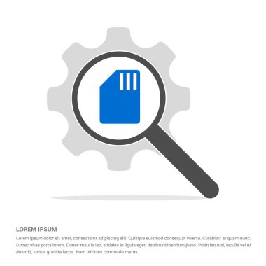 Büyütme cam simgesi