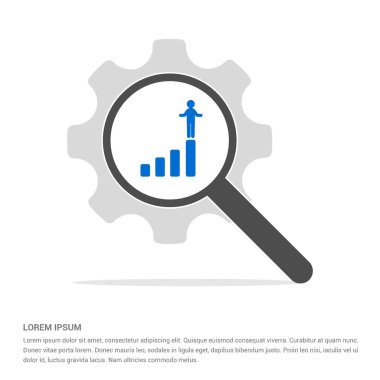 Büyütme cam simgesi