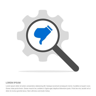 Büyütme cam simgesi