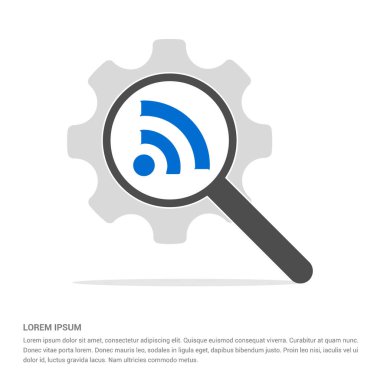 Büyütme cam simgesi