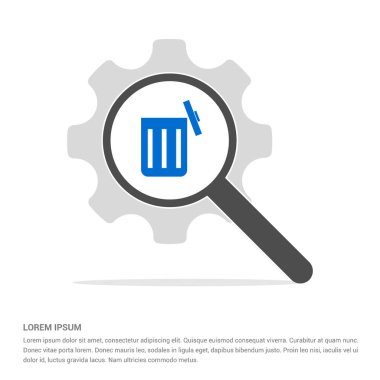 Büyütme cam simgesi