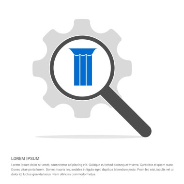 Büyütme cam simgesi