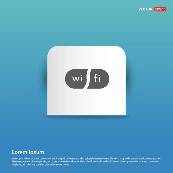 Wi-fi, ikon for trådløst netværk – Stock-vektor