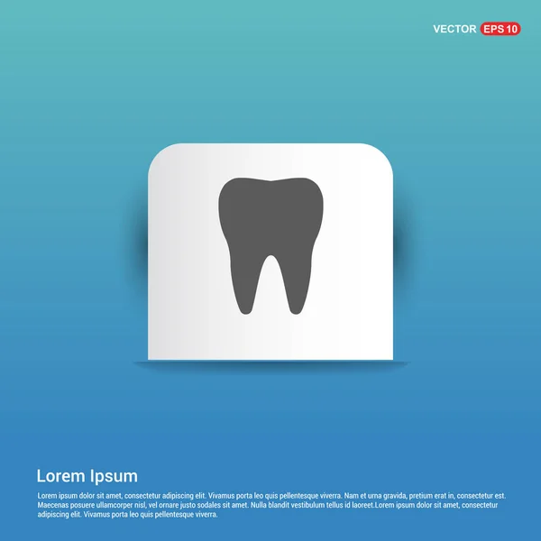 Медичні значок зуба — стоковий вектор