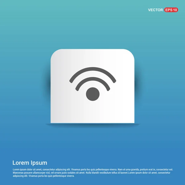 Wi-fi, το εικονίδιο ασύρματου δικτύου — Διανυσματικό Αρχείο