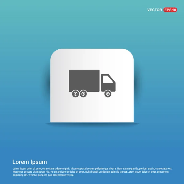 Icône de camion cargo — Image vectorielle