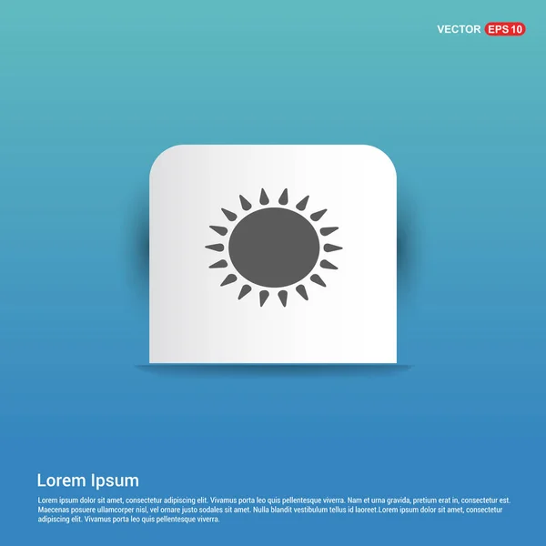 Wettersonnensymbol — Stockvektor