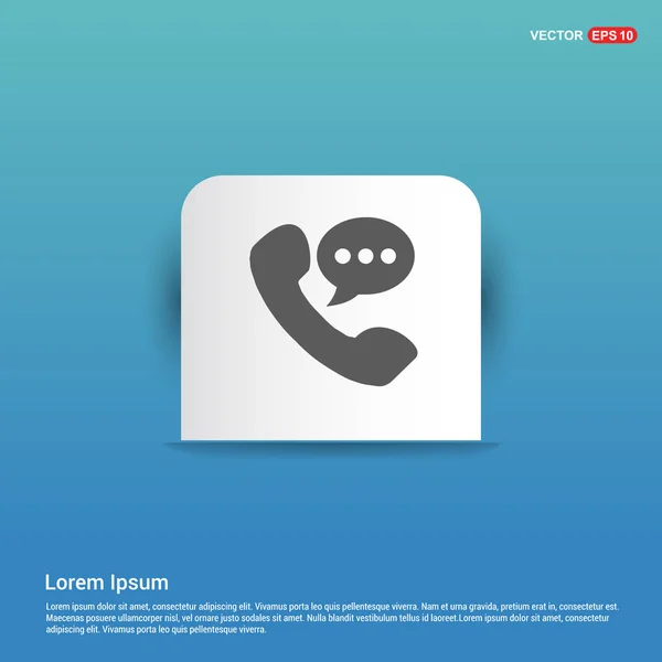 Web-Symbol Telefon-Taste — Stockvektor