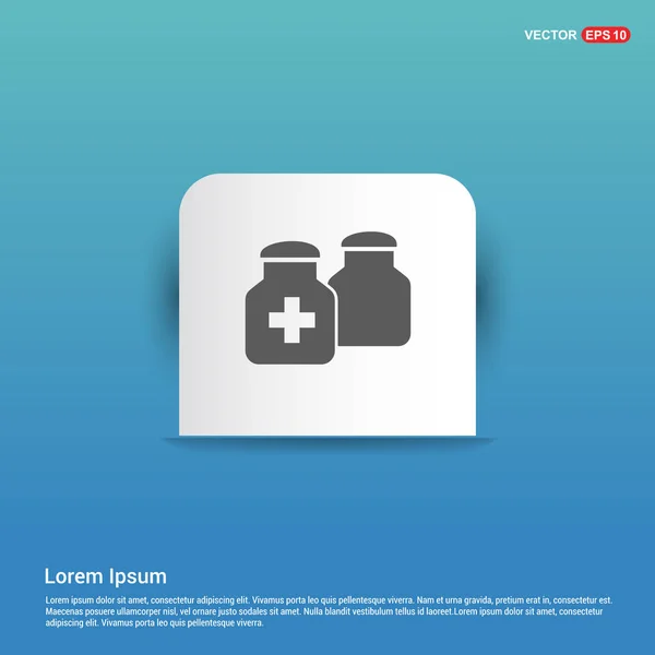 Medicin Flat ikonen — Stock vektor