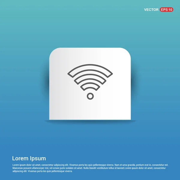 Wi-fi, ikony bezdrátové sítě — Stockový vektor