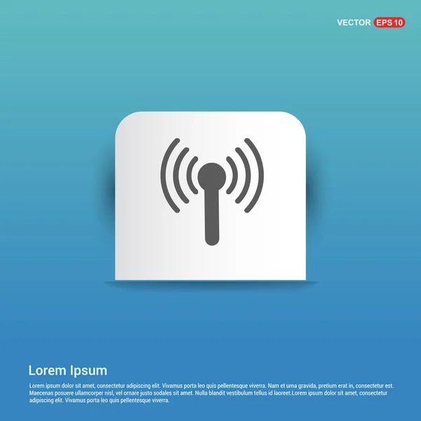 Signo Wifi icono — Vector de stock