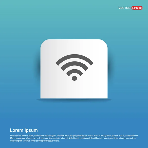 Wi-Fi, icône du réseau sans fil — Image vectorielle