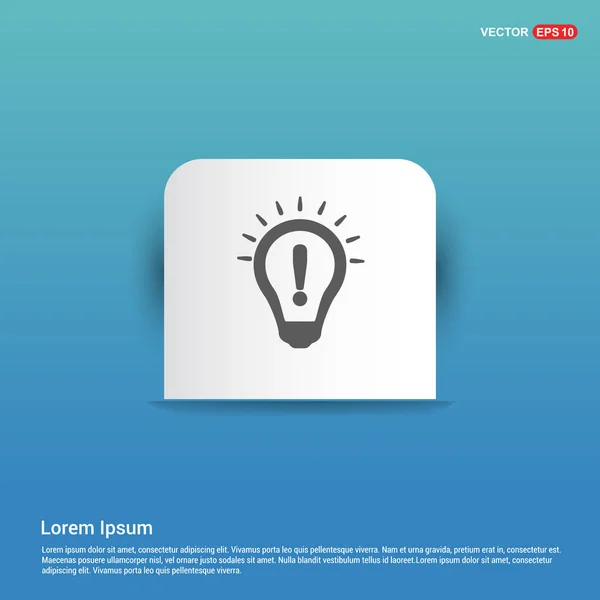 Light lamp icon — Stock Vector