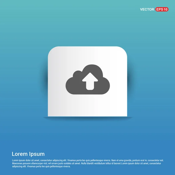 Cloud computing ikon — Stock vektor