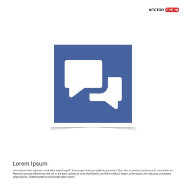 konuşma balonları simgesi