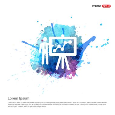 sunum tahtası düz simgesi 