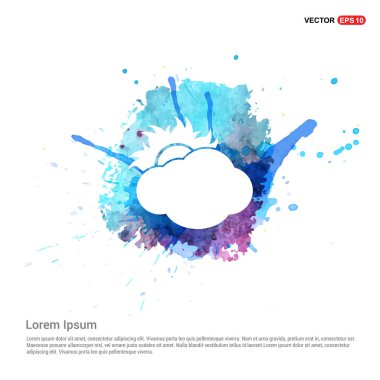 Güneş ve bulut hava simgesi  