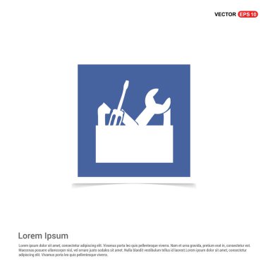 Onarım Araçları düz simgesi 