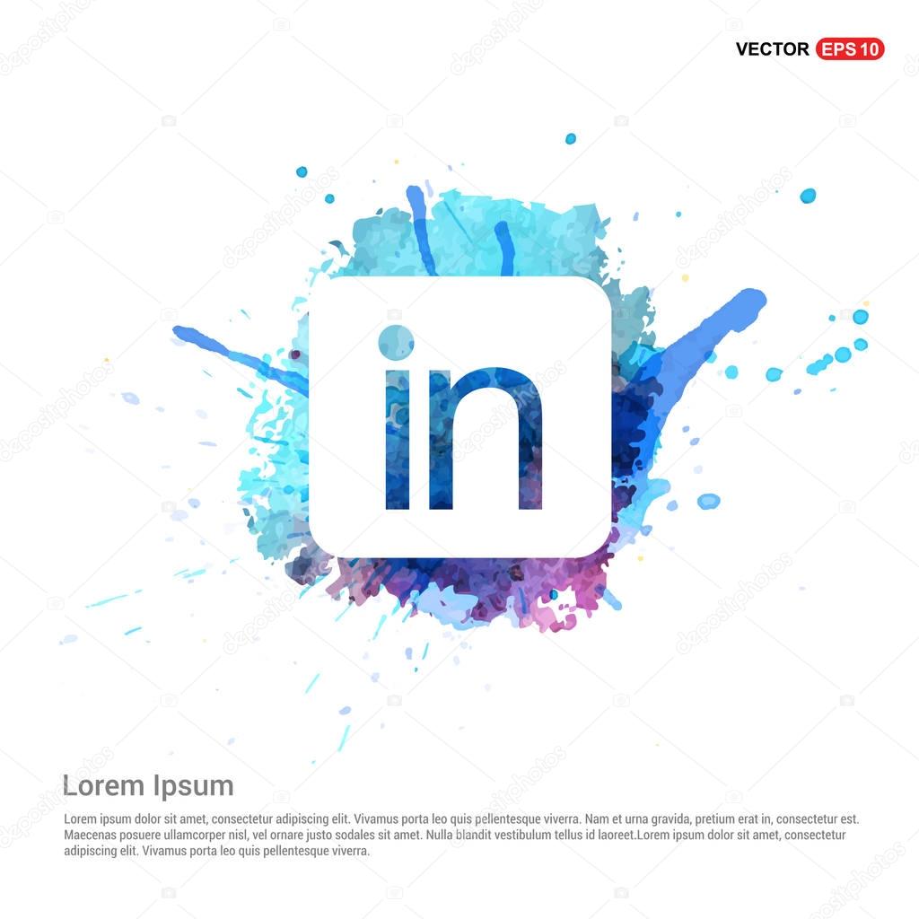 Social media logo icon, vector illustration