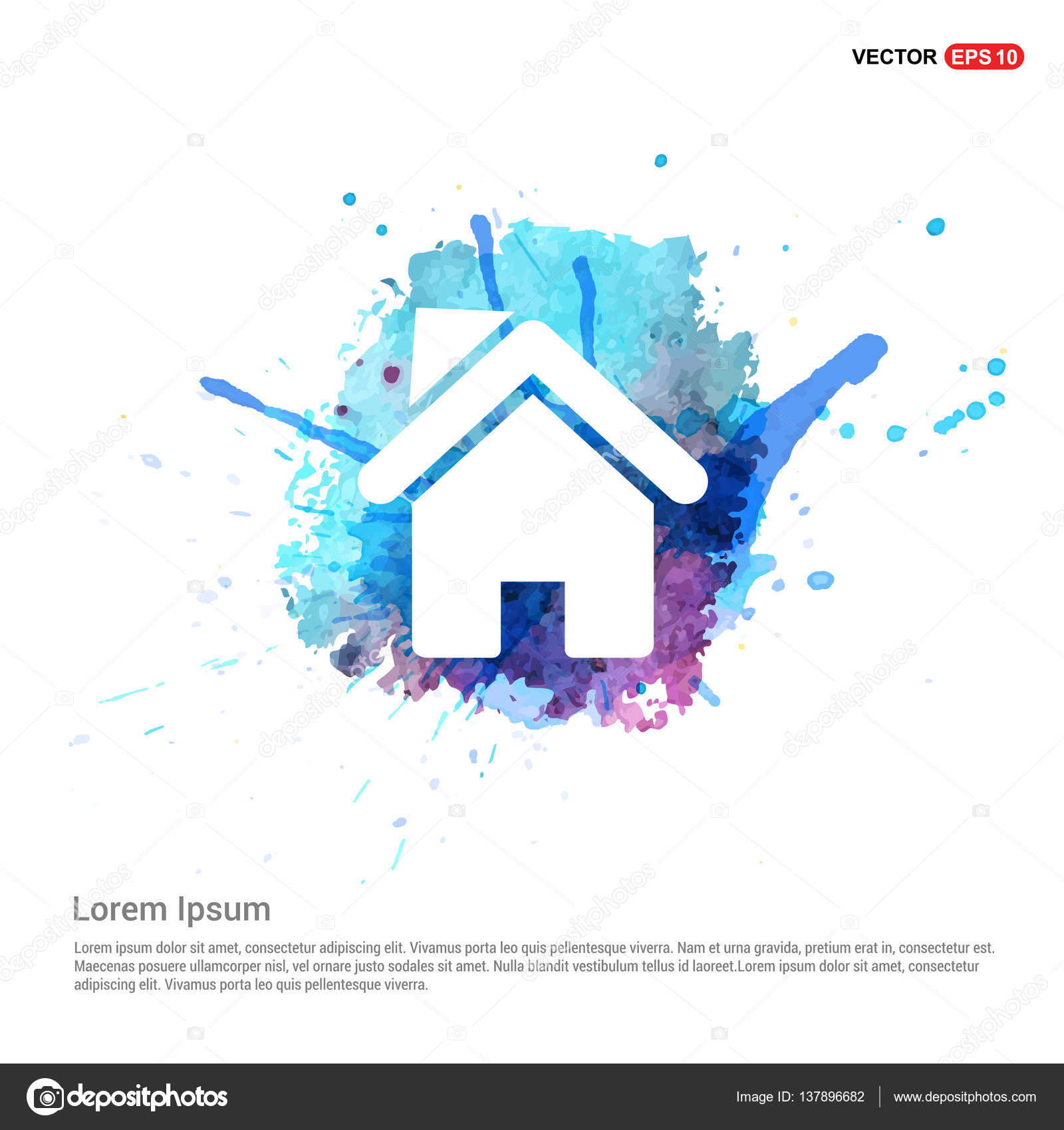 White house icon — Stock Vector © ibrandify #137896682