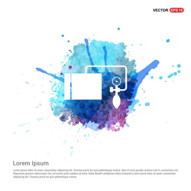 Basınç ölçer simgesini