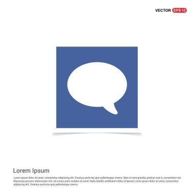 sohbet balonu simgesinin