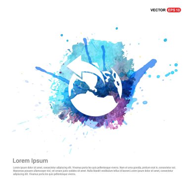 ok simgesine sahip dünya