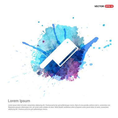  mutfak balta düz simgesi 