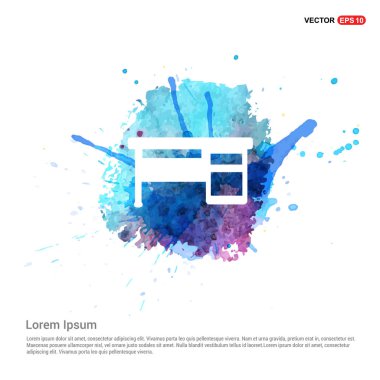 Bilgisayar Resepsiyon düz simgesi