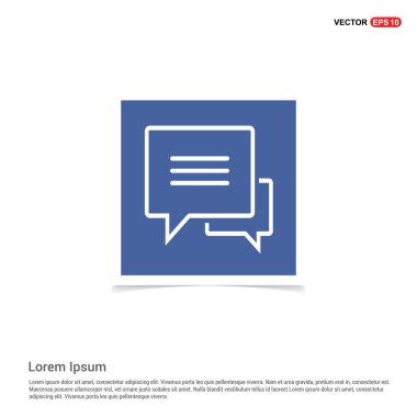 konuşma balonları simgesi