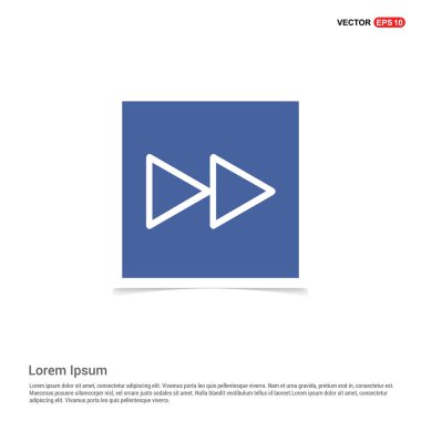 Hızlı ileri ortam simgesi