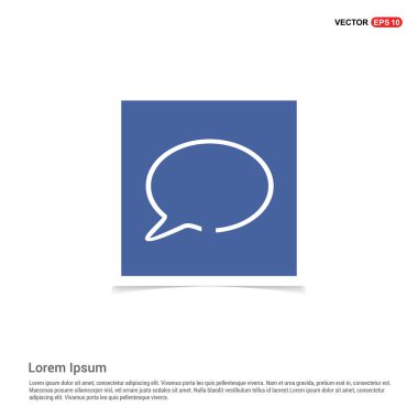 sohbet balonu simgesinin